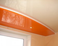 Оранжевый уровень в потолке